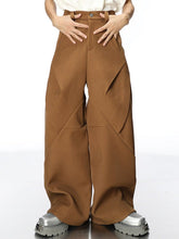 Futuristic Deconstructed Wide - Leg Casual Pants - COPPING THREADS - CT Select
